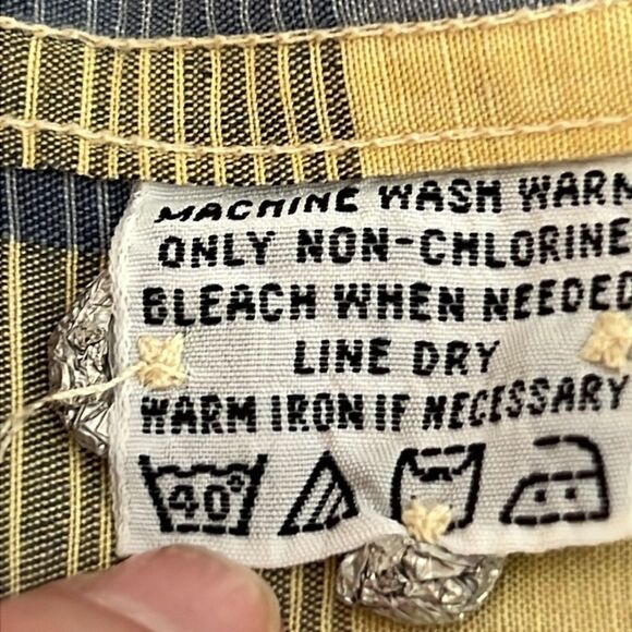 Tommy Bahama Indigo Palms ShirtβLinen and Tencel Small - Picture 10 of 11